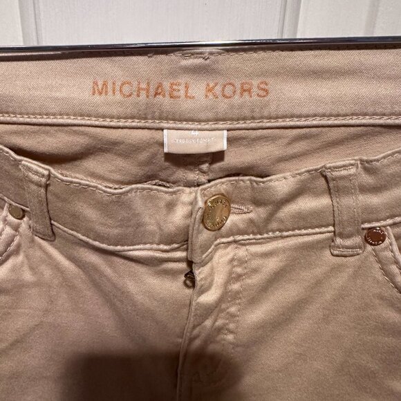 Michael Kors Khaki Tan Skinny Pants Size 4 - Picture 3 of 4